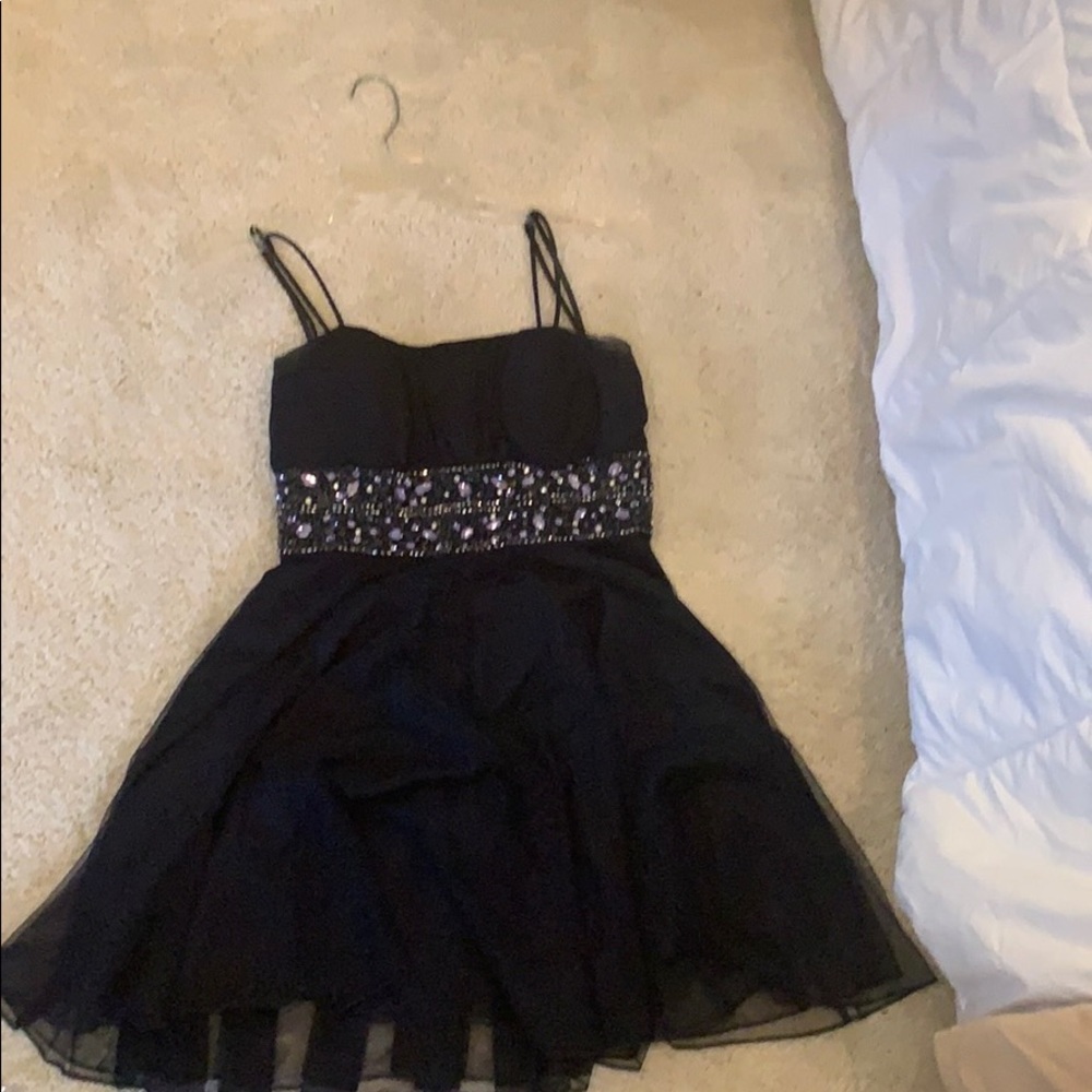navy prom dress